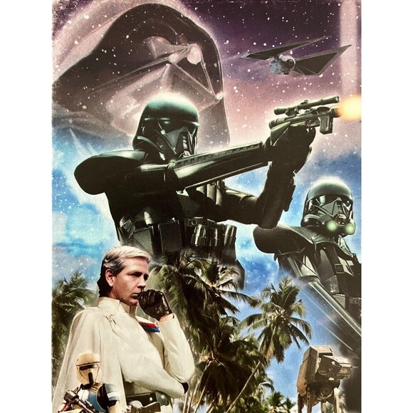Disney Star Wars Rogue One The Imperial Might of Scarif Joe Corroney Postcard - Picture 1 of 3